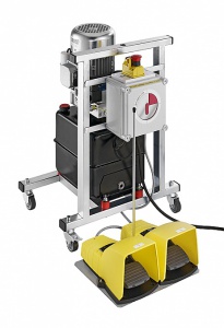 Hydraulikzentrale elektro-hydraulische Kombimaschine Scheren, Stanzen, Abkantpressen von Kupferschienen